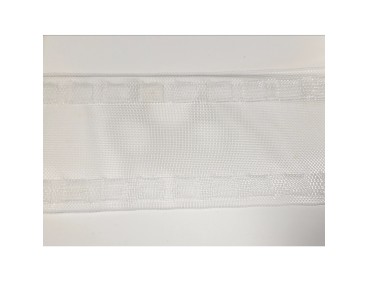 Ruban à poche transparent pour rideau vague