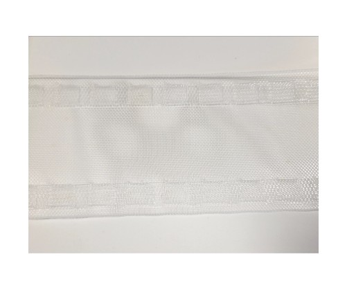 Ruban à poche transparent pour rideau vague