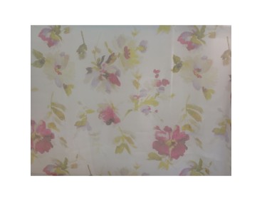 Voilage TARBES fushia, 140 x 280 cm