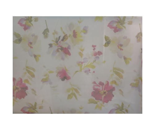 Voilage TARBES fushia, 140 x 280 cm