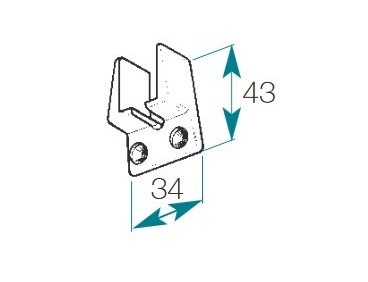 Support Naissance pour rail chemin de fer 24 x 16 mm Boulet