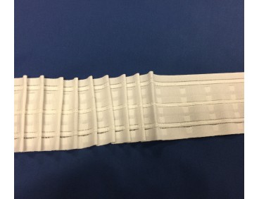 Ruflette multipoches plis automatiques pour voilage ou tenture