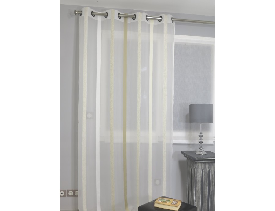Voilage prêt à poser VISION beige 140 x 260 cm