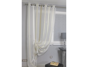 Voilage prêt à poser VISION beige 140 x 260 cm