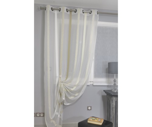 Voilage prêt à poser VISION beige 140 x 260 cm