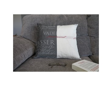 Coussin Ann' gris
