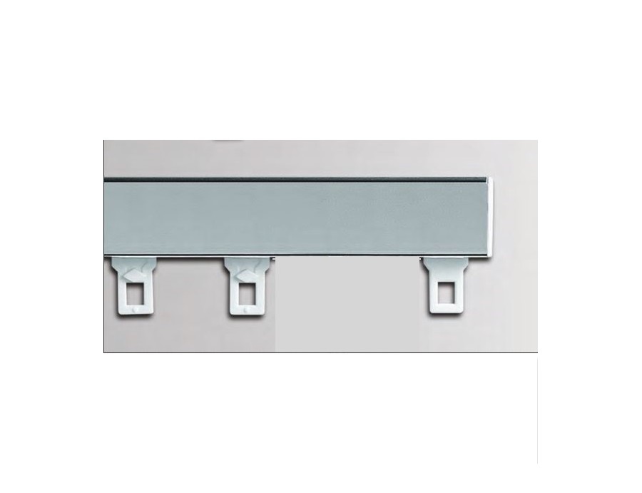 Rail chemin de fer couleur Alu Satiné, Boulet BER 24 x 16 avec tirage ficelle