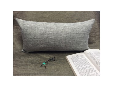 Housse en toile uni couleur gris