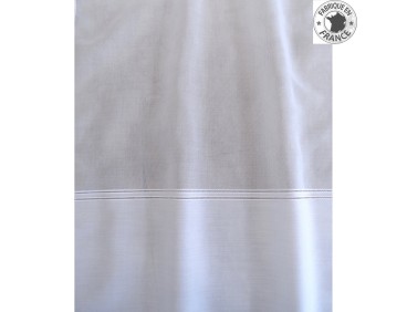 Voile au mètre blanc avec base en grande hauteur 300 cm