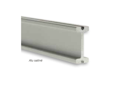 Rail cintrable en Alu 330 pour rideaux très lourd