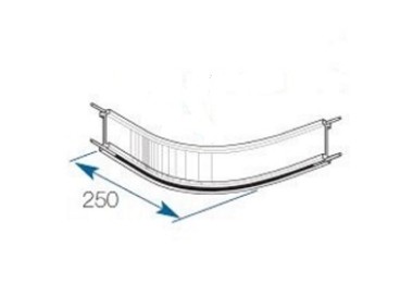 Coude raccordable 90° pour rail cintrable 330 Boulet