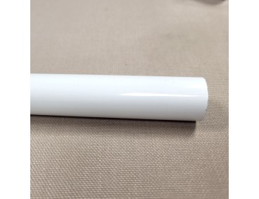 Tringle tube blanc diamètre 20 mm
