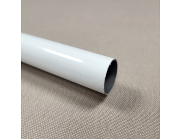 Tringle tube blanc diamètre 20 mm