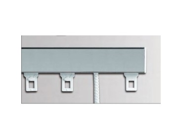 Rail chemin de fer couleur Blanc, Boulet BER 24 x 16 avec tirage ficelle