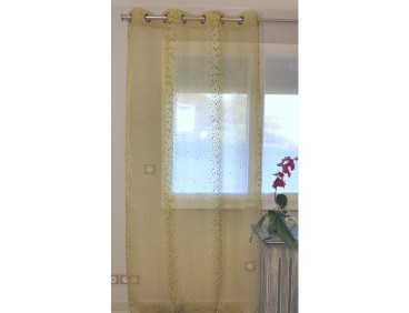 Voilage prêt à poser ANNABELLE pistache