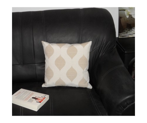 Housse de coussin Benji écru 40 x 40 cm