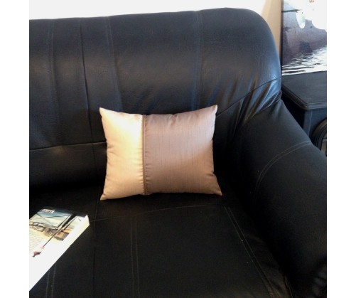 Coussin WEST taupe déhoussable 30 x 40 cm