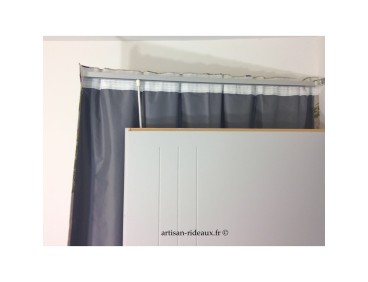 Rideaux isolant thermique DYNASTY fushia pour tringle portière