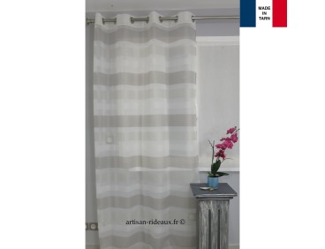 Voilage prêt à poser CAGNAC beige 140 x 243 cm