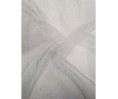Voilage sur mesure organza argent gris (jusqu'à 290 cm de haut). Ref 924
