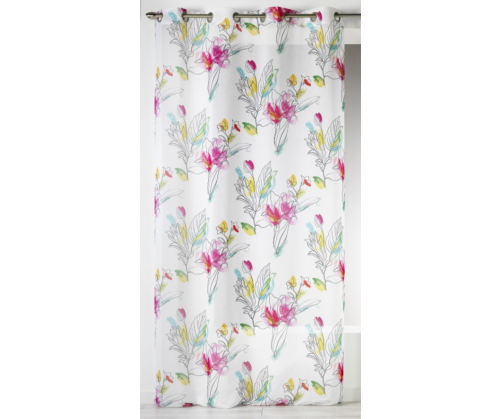 Voilage prêt à poser RIO multicolore 140 x 240 cm