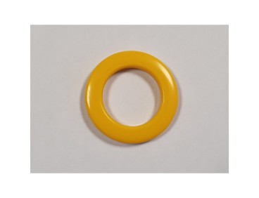 Oeillets à clipser jaune pour rideaux, 40 mm lot de 10