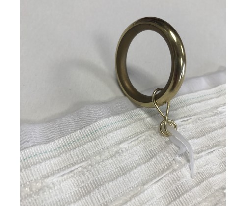 Crochet escargot pour ruban fronçeur ou ruban vague (paquet de 10)