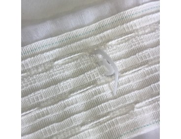 Crochet escargot pour ruban fronçeur (paquet de 10)