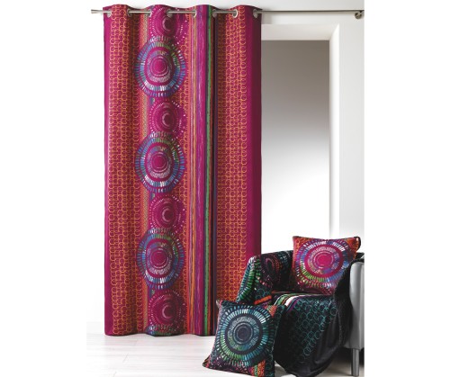 Tenture prêt à poser ROSANNA fushia