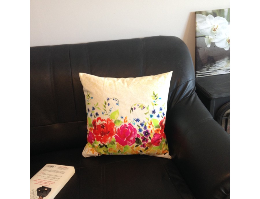 Coussin SELENA déhoussable 48x 48 cm