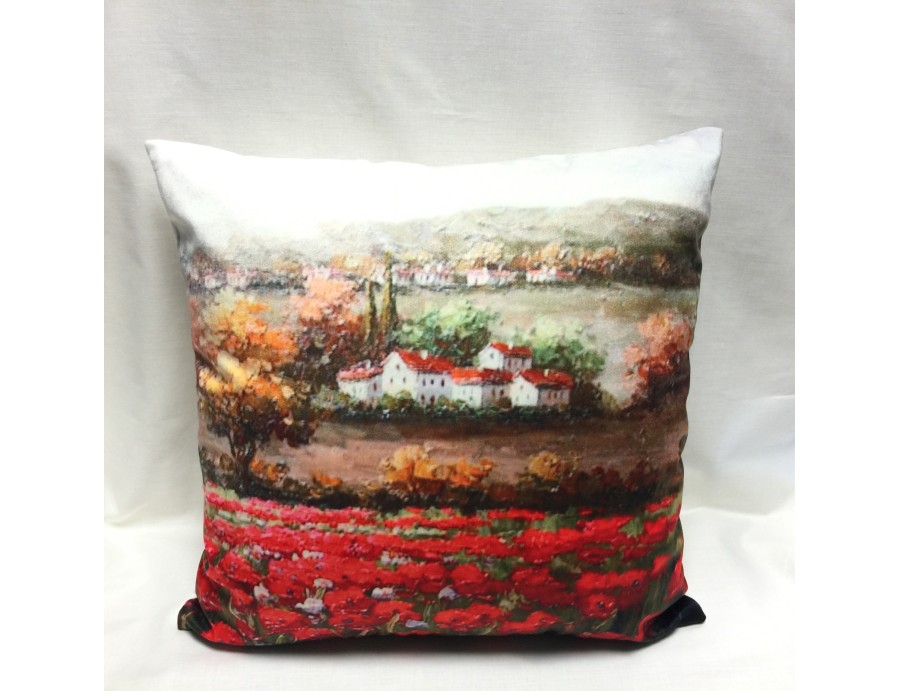 Housse de coussin  COQUELICOT 40 x 40 cm