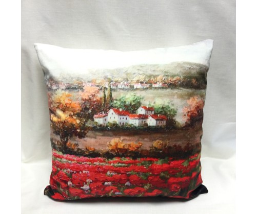 Housse de coussin COQUELICOT 40 x 40 cm
