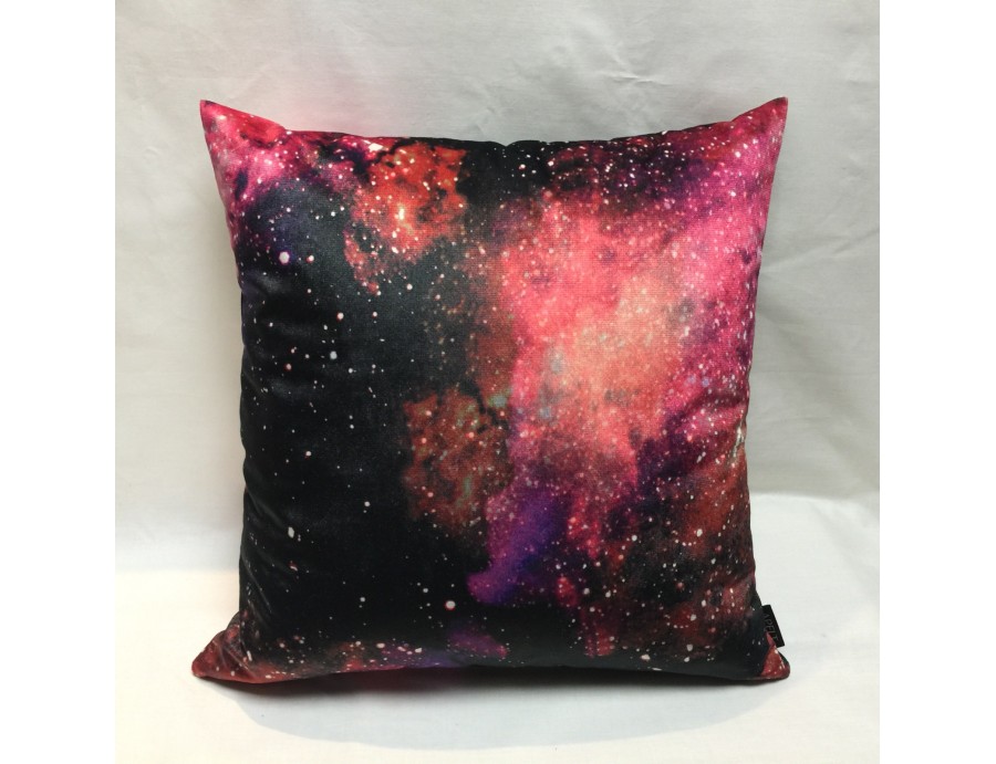 Coussin GALAXY fushia déhoussable 45 x 45 cm Coussin GALAXY fushia déhoussable 45 x 45 cm