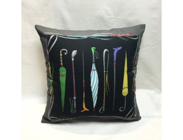 Coussin UMBRELLA gris déhoussable 45 x 45 cm