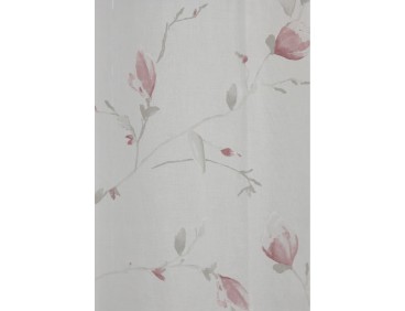 Voilage prêt à poser MILTON rouge 140 x 260 cm