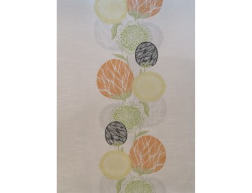 Voilage prêt à poser MIRAMONT orange 140 x 245 cm