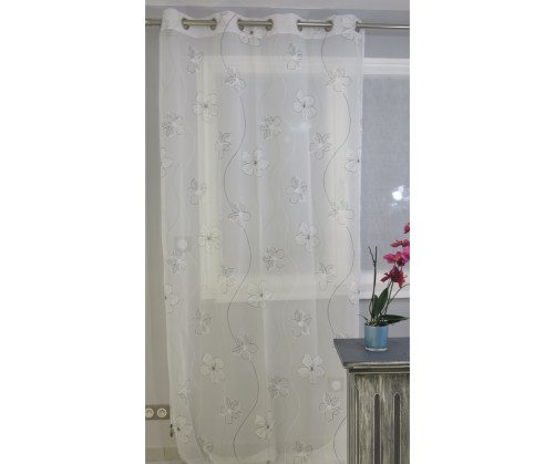 Voilage prêt à poser MURATO chocolat 140 x 260 cm