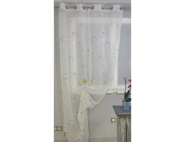 Voilage prêt à poser MURATO chocolat 140 x 260 cm