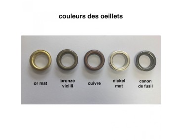 Voilage sur mesure en lin blanc (jusqu'à 290 cm de haut)