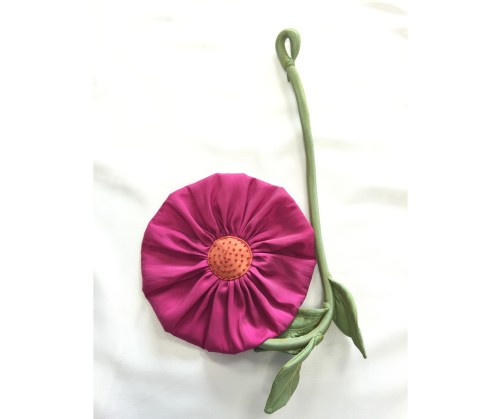 Embrasse col de cygne POMPADOUR fushia