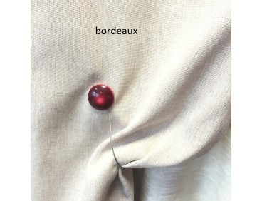 Petite embrasse aimantés AGATHE bordeaux