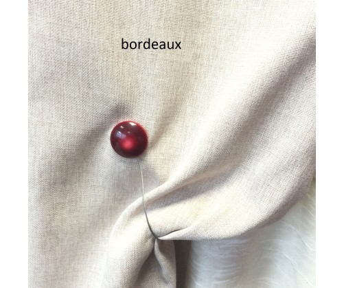 Petite embrasse aimantés AGATHE bordeaux