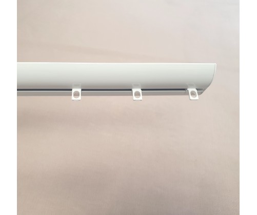 Rail extra plat blanc 1,5 cm de hauteur