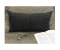Housse de coussin INES noir, 3 dimensions