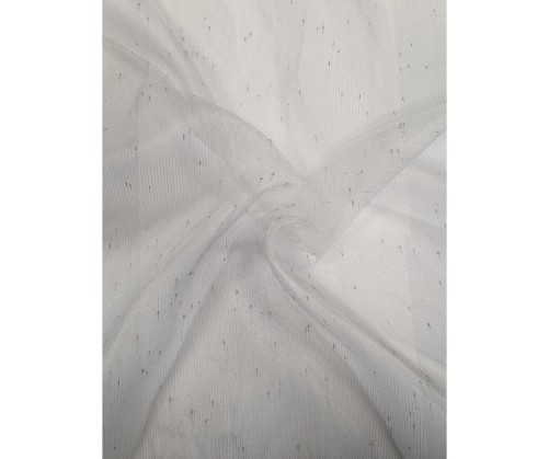 Rideaux Vitrages sur mesure organza argent gris