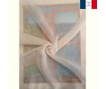 Voile au mètre Tergal et lin beige en grande hauteur 300 cm