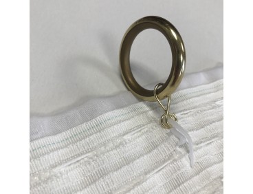 Agrafes Lyre laiton pour anneaux (paquet de 10)