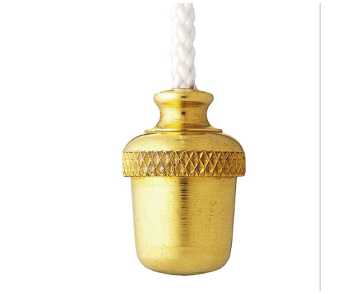 Gland de tirage chêne doré 28 mm, 33 gr