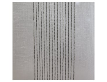 Voilage prêt à poser BENGAL gris 160 x 253 cm