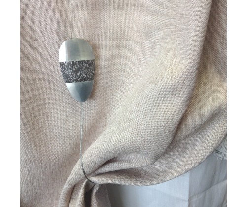 Embrasse aimantée CLOVIS chocolat